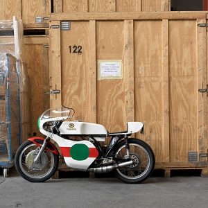Holzbox Motorrad